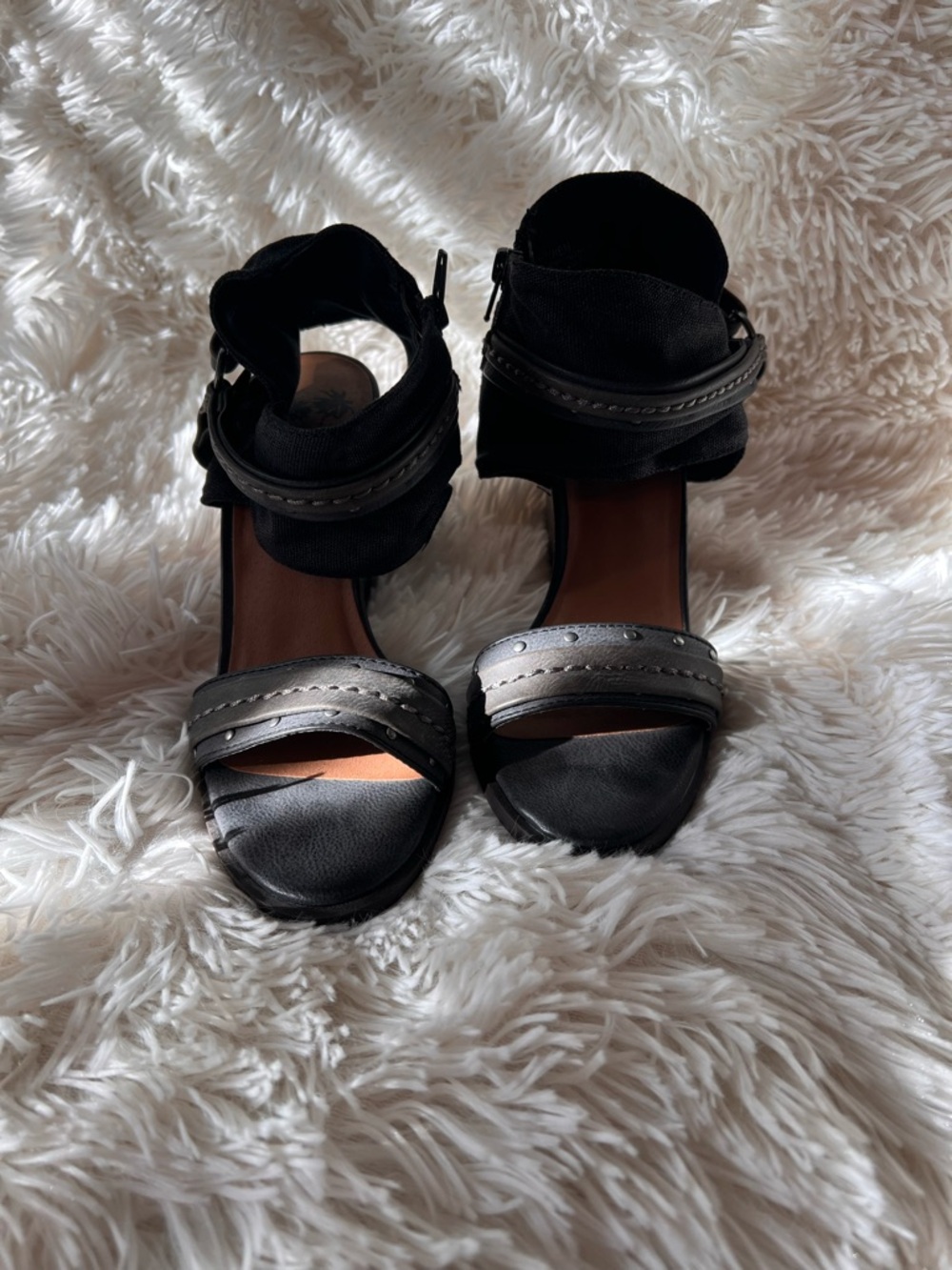 Jellypop Slate Heeled Booties